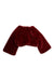 A Burgundy Cardigans from Abel & Lula in size 4T for girl. (Back View)