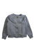 A Grey Zippered Sweatshirts from Jacadi in size 6T for girl. (Front View)