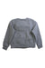 A Grey Zippered Sweatshirts from Jacadi in size 6T for girl. (Back View)