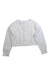 A White Cardigans from Jacadi in size 6T for girl. (Back View)