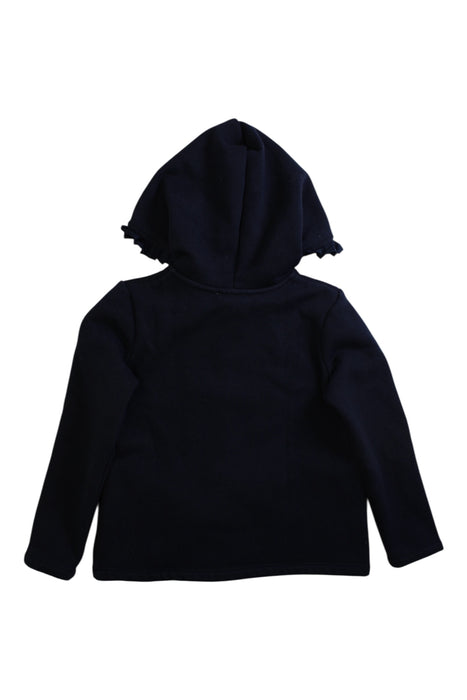 A Navy Coats from Jacadi in size 6T for girl. (Back View)