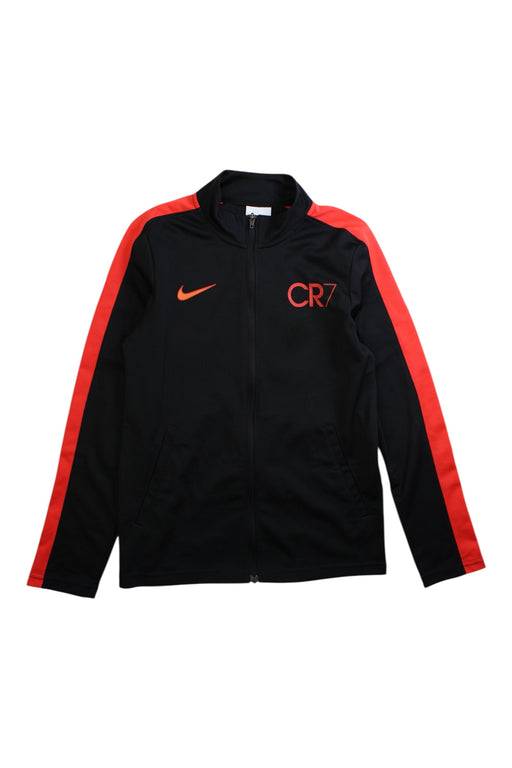 A Black Lightweight Jackets from Nike in size 10Y for boy. (Front View)