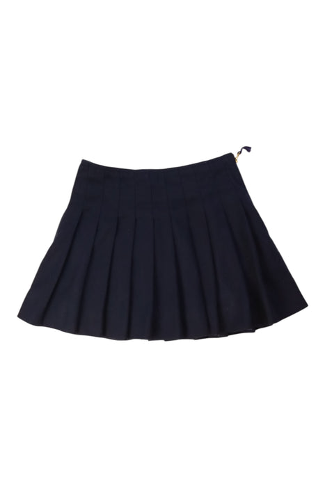 A Navy Mid Skirts from Crewcuts in size 4T for girl. (Front View)