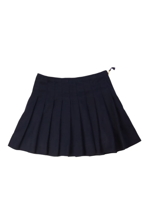 A Navy Mid Skirts from Crewcuts in size 4T for girl. (Front View)