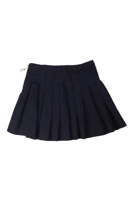 A Navy Mid Skirts from Crewcuts in size 4T for girl. (Back View)