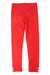 A Red Leggings from Janie & Jack in size 6T for girl. (Back View)