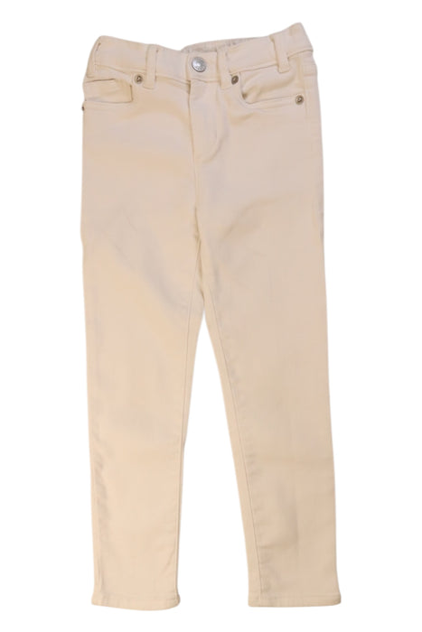 A Beige Dress Pants from Crewcuts in size 6T for girl. (Front View)
