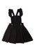 A Black Overall Dresses from Jacadi in size 6T for girl. (Front View)