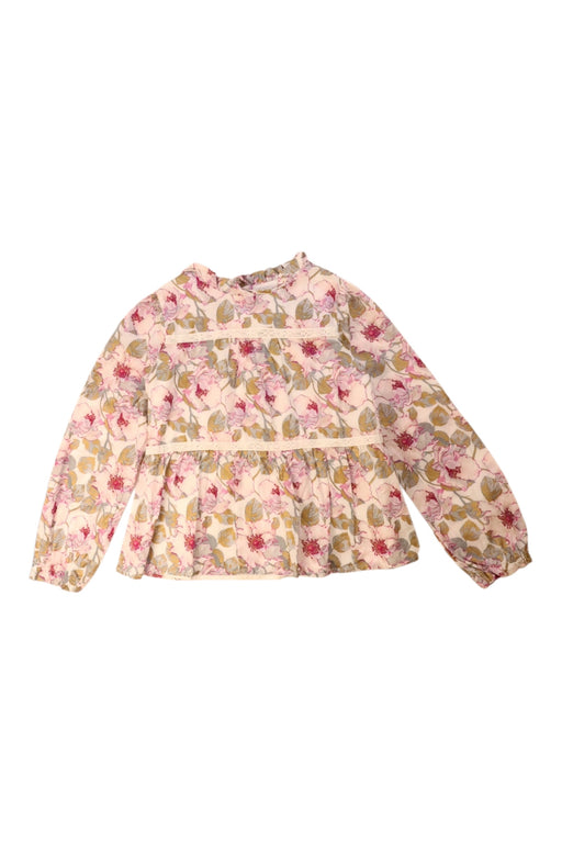 A Multicolour Long Sleeve Tops from Janie & Jack in size 6T for girl. (Front View)