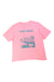 A Pink Short Sleeve T Shirts from Crewcuts in size 10Y for girl. (Front View)