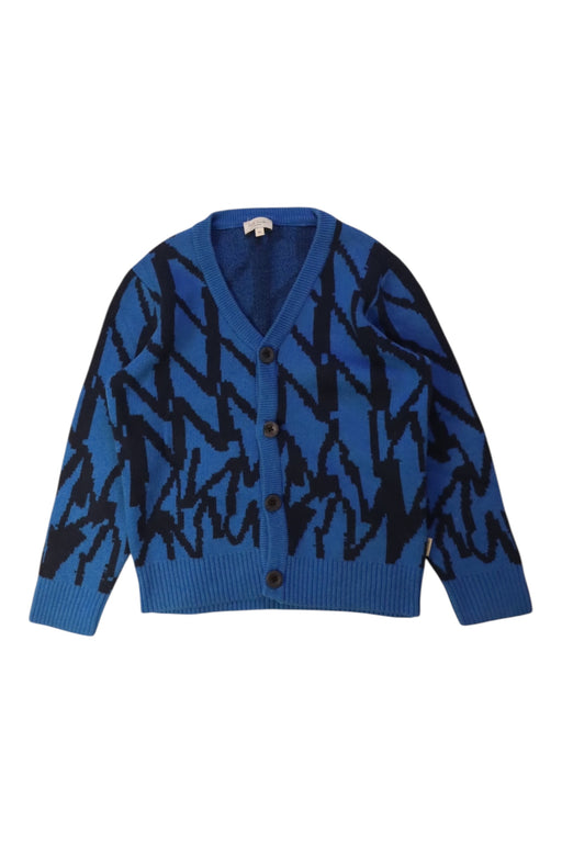 A Blue Cardigans from Paul Smith in size 6T for boy. (Front View)