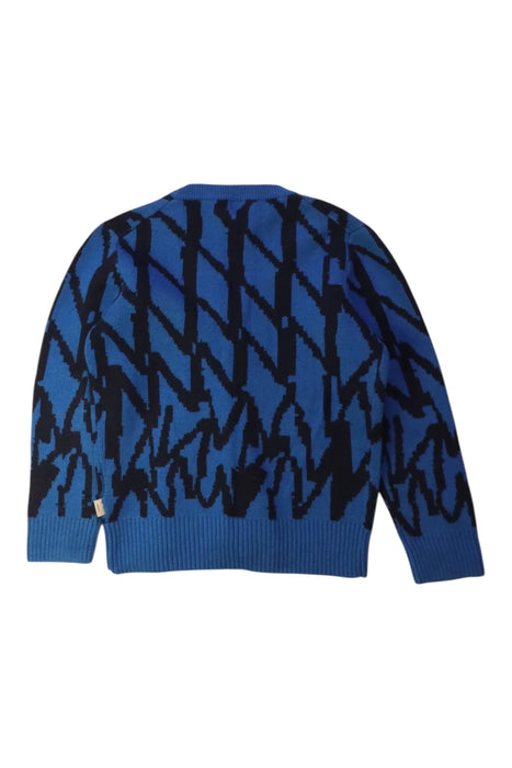 A Blue Cardigans from Paul Smith in size 6T for boy. (Back View)