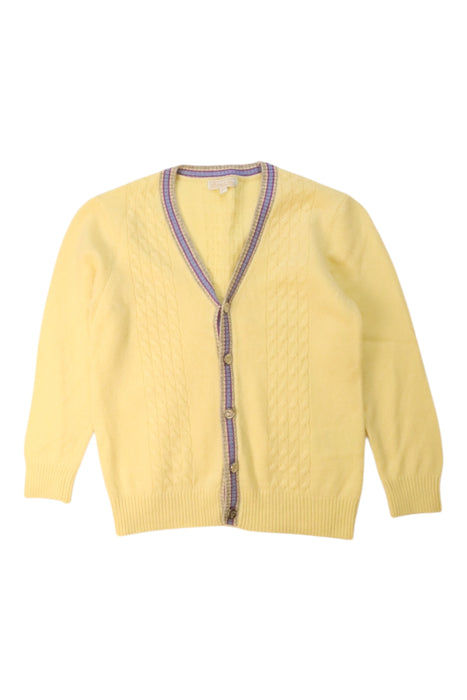 A Yellow Cardigans from Nicholas & Bears in size 6T for boy. (Front View)