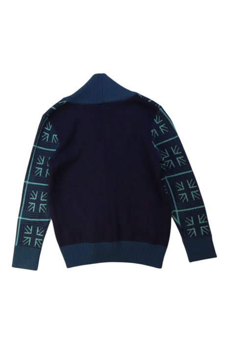 A Blue Cardigans from As Little As in size 4T for boy. (Back View)