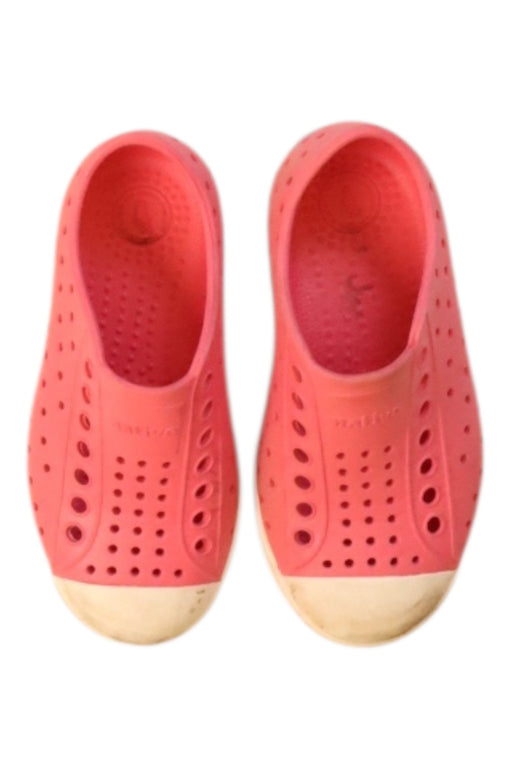 A Multicolour Slip Ons from Native Shoes in size 3T for girl. (Front View)