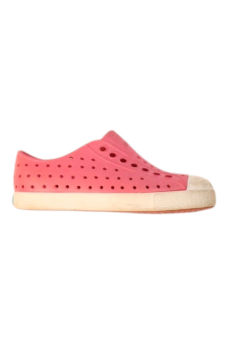 A Multicolour Slip Ons from Native Shoes in size 3T for girl. (Back View)