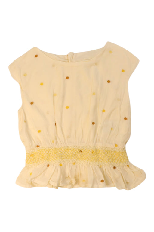 A Purple Sleeveless Tops from Chloe in size 4T for girl. (Front View)