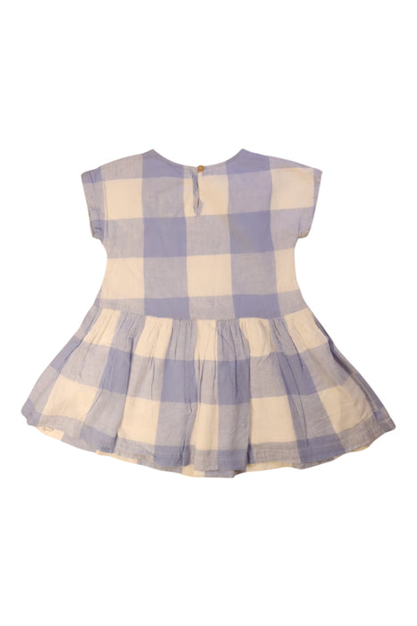 A Blue Short Sleeve Dresses from Peter Alexander in size 2T for girl. (Back View)