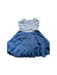 A Blue Short Sleeve Dresses from Château de Sable in size 4T for girl. (Back View)