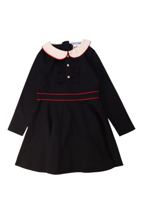 A Black Coats from Jacadi in size 6T for girl. (Front View)