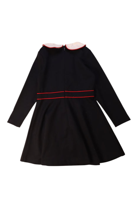 A Black Coats from Jacadi in size 6T for girl. (Back View)