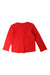 A Red Buttoned Sweatshirts from Hot Biscuits Mikihouse in size 5T for girl. (Back View)