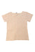 A Ivory Short Sleeve T Shirts from Petit Bateau in size 4T for girl. (Back View)
