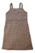 A Brown Sleeveless Dresses from Abercrombie & Fitch in size 5T for girl. (Front View)