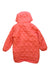 A Pink Puffer/Quilted Coats & Outerwear from Seed in size 6T for girl. (Back View)