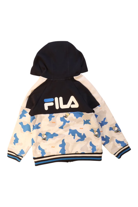 A Multicolour Hooded Sweatshirts from Fila in size 5T for boy. (Back View)