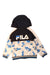 A Multicolour Hooded Sweatshirts from Fila in size 5T for boy. (Back View)