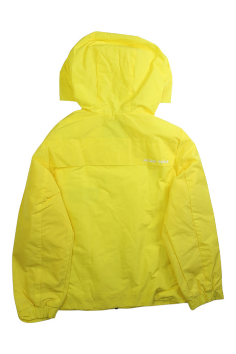 A Yellow Rain Jackets from Jacadi in size 10Y for boy. (Back View)