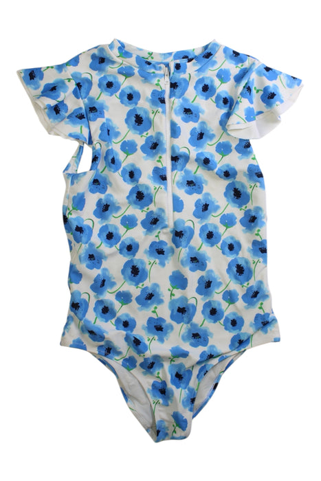 A Blue Swimsuits from Sunuva in size 11Y for girl. (Front View)