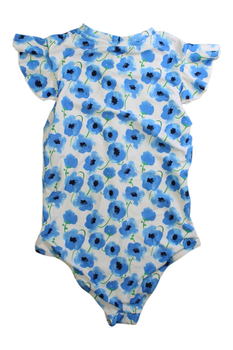 A Blue Swimsuits from Sunuva in size 11Y for girl. (Back View)