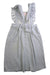A Grey Sleeveless Dresses from Louise Misha in size 10Y for girl. (Back View)