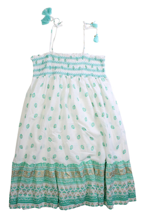 A Green Sleeveless Dresses from Sunuva in size 9Y for girl. (Front View)