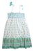 A Green Sleeveless Dresses from Sunuva in size 9Y for girl. (Front View)