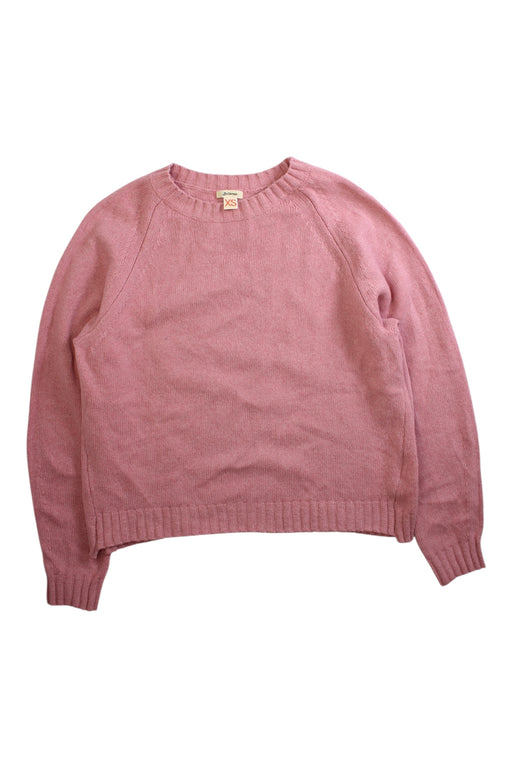 A Pink Knit Sweaters from Bellerose in size 10Y for girl. (Front View)