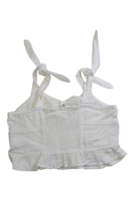 A White Sleeveless Tops from Roxy in size 10Y for girl. (Back View)