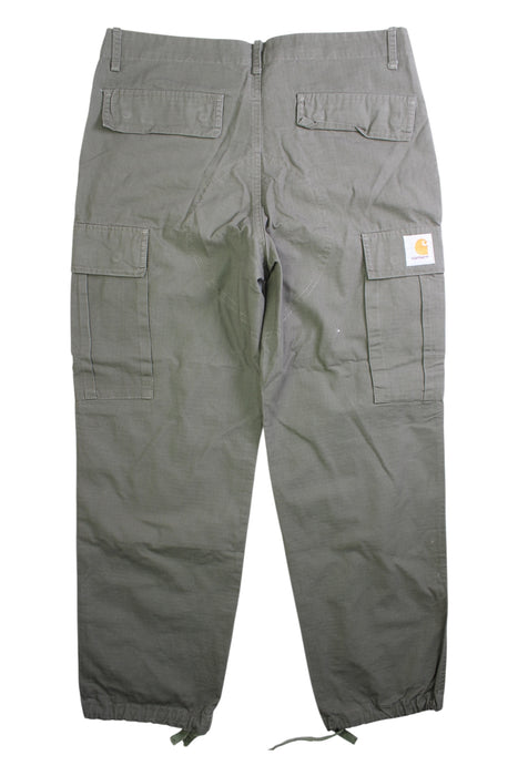 A Green Casual Pants from Carhartt in size 11Y for boy. (Back View)
