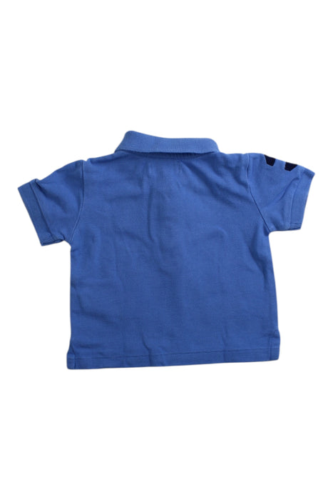 A Blue Short Sleeve Polos from Ralph Lauren in size 3-6M for boy. (Back View)