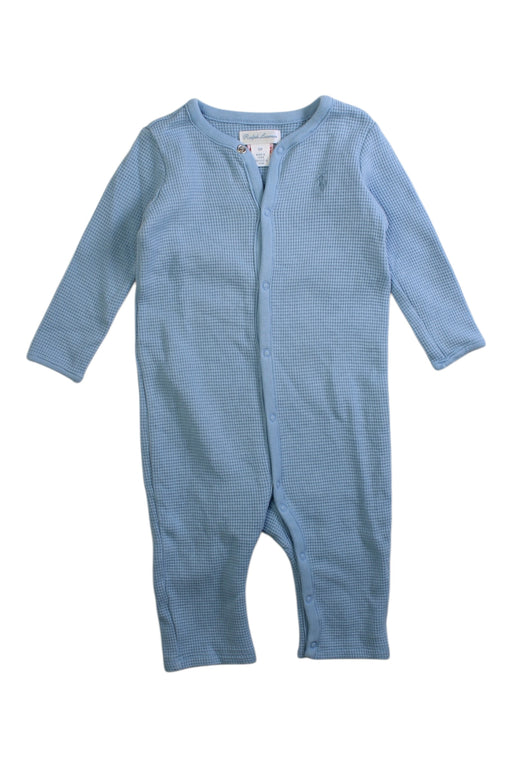 A Blue Onesies from Ralph Lauren in size 3-6M for boy. (Front View)