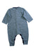 A Blue Onesies from Petit Bateau in size 3-6M for boy. (Back View)