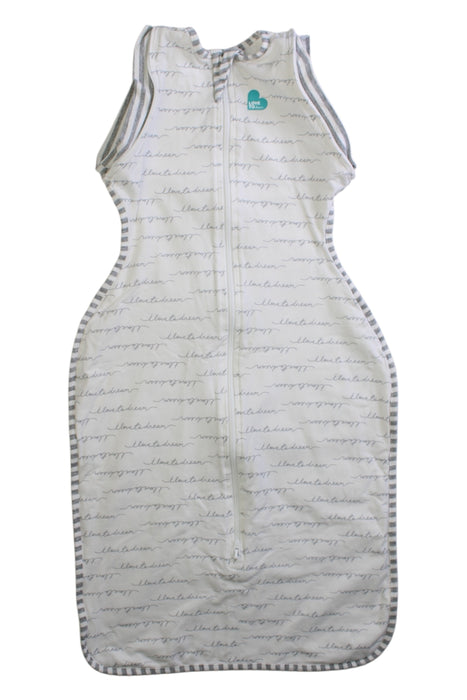 A White Swaddles from Love To Dream in size 6-12M for neutral. (Front View)