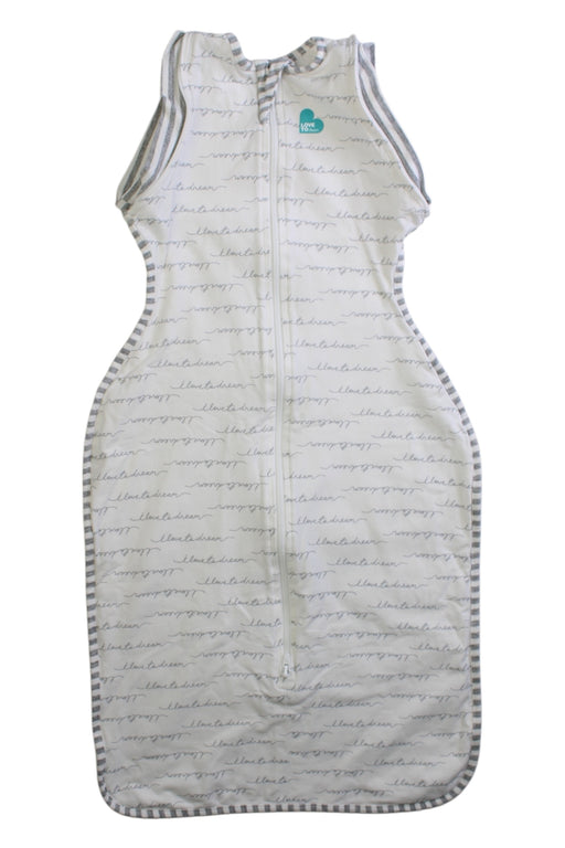 A White Swaddles from Love To Dream in size 6-12M for neutral. (Front View)