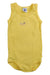 A Yellow Sleeveless Bodysuits from Petit Bateau in size 6-12M for boy. (Front View)