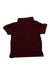 A Burgundy Short Sleeve Polos from Ralph Lauren in size 3-6M for boy. (Back View)