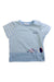 A Blue Short Sleeve T Shirts from Boss in size 6-12M for boy. (Front View)