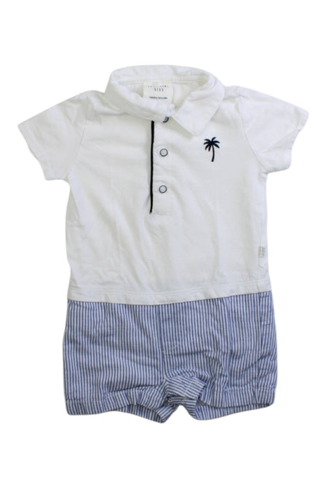 A White Short Sleeve Bodysuits from Carrément Beau in size 3-6M for boy. (Front View)