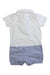 A White Short Sleeve Bodysuits from Carrément Beau in size 3-6M for boy. (Back View)